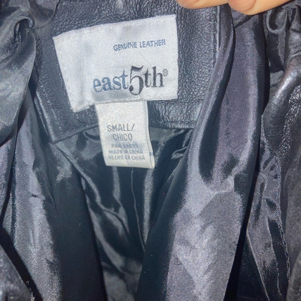 Leather jacket